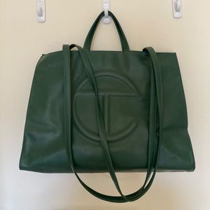 Telfar Large Green Shopping Bag